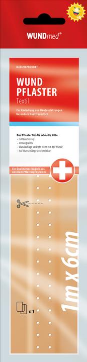 Produktbild Wundmed Wund-Pflaster 1 m x 6 cm hautfarben Classic