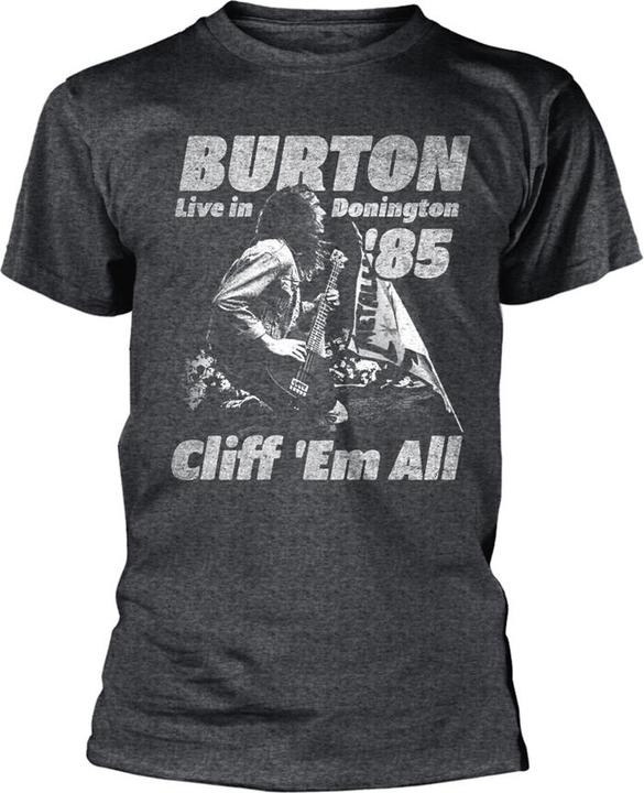 Actual product image Metallica Cliff Burton Flag Retro TS (M)