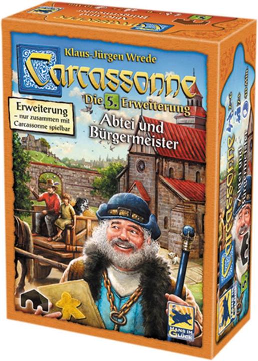 Image du produit Hans im Glück Carcassonne, abbaye et maire (Allemand)