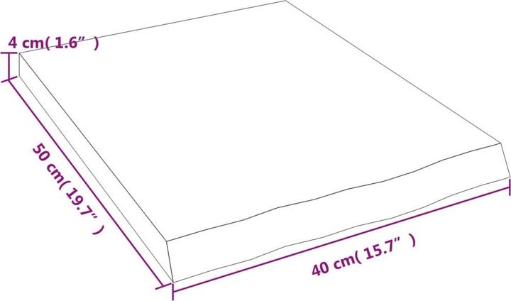 Actual product image VidaXL Emerald (40 x 4 x 50 cm)