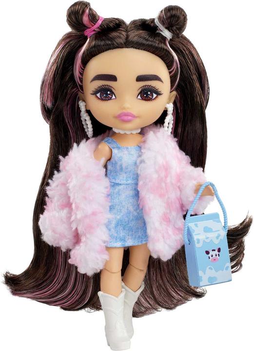 Immagine prodotto Barbie Extra Mini Doll - Cow Print Furry Jacket