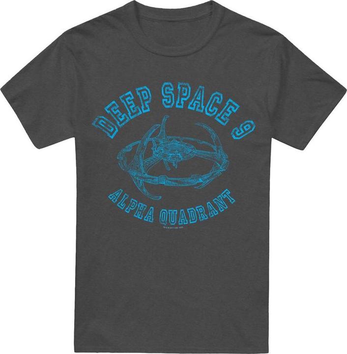 Actual product image Unisex Adult Deep Space 9 Athletic T-Shirt (XXL)