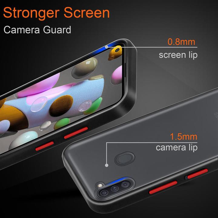 Produktbild Cadorabo Hybrid Matt Cover (Samsung Galaxy M11, Samsung Galaxy A11)
