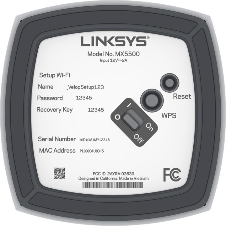 Image du produit Linksys Atlas Pro 6 Dual-band ( / ) Wi-Fi 6 (802.11ax) White 3 Internal