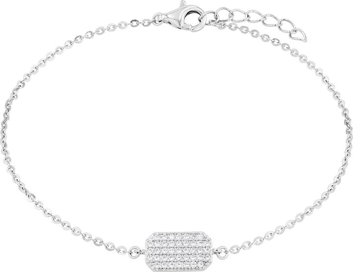 Immagine prodotto Amor Bracciale da donna, argento 925, zirconi sintetici. (19 cm, Argento 925)