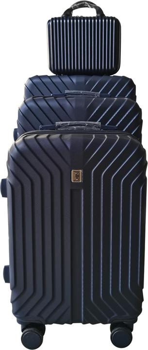 Image du produit NTK-Collection Hartschalenkoffer 4er-Set Mabell Blau (115 l, M (50 - 90l), L (90 - 115l), XL (à partir de 115l))