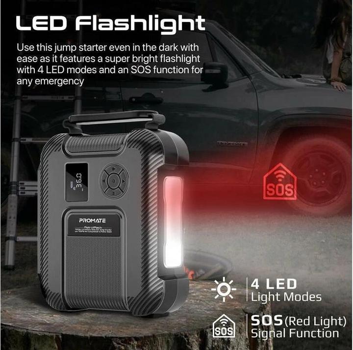 Produktbild ProMate PatrolPack Hochleistungs-Auto-Starthilfe (1200 A, 16000 mAh)