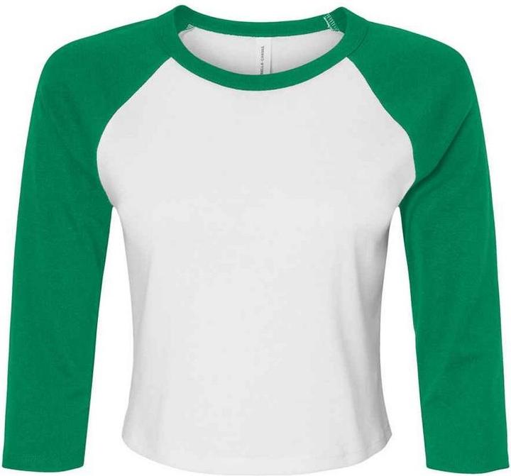 Bella Canvas TShirt Raglanärmel 34 Ärmel