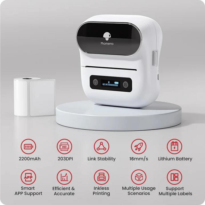 Produktbild Phomemo M220 WHI (203 dpi)