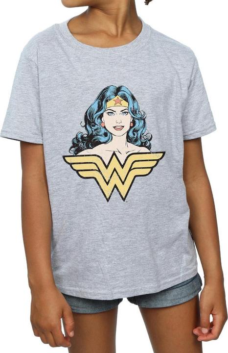 Actual product image Wonder Woman Girls Gaze Cotton T-Shirt (128)