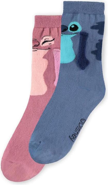 Difuzed Lily & Stitch - Let's Hold Hands Novelty Socks (1 pack) - 43/46 (Einzelpack, 43, 46)