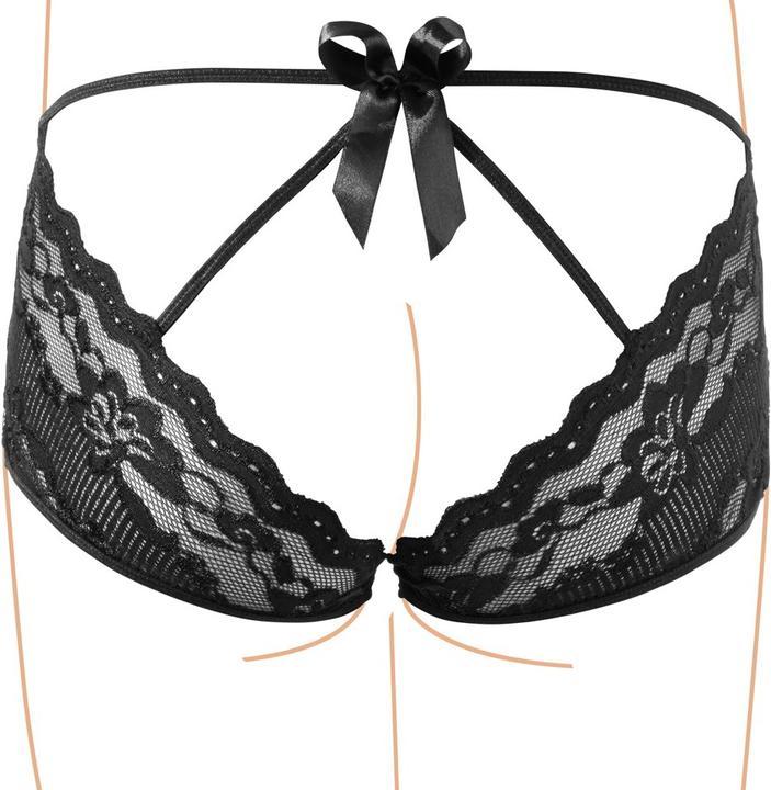 Actual product image Cottelli Collection Lace panties bottomless (M)