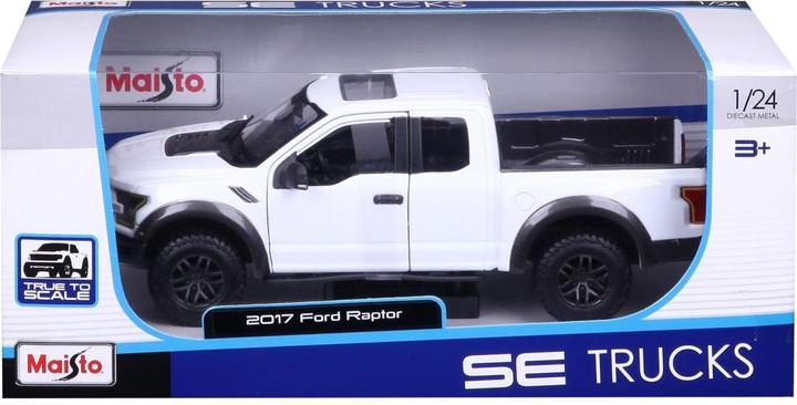 Produktbild Maisto Ford F-150 Raptor 2017 1/24 weiss