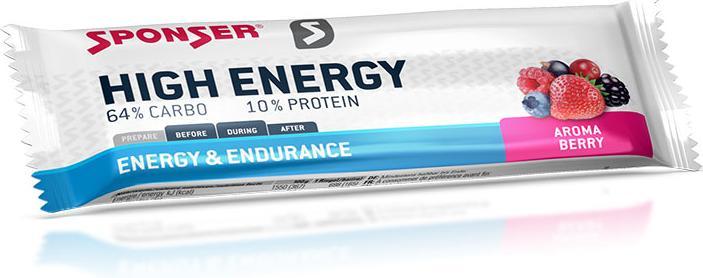 Actual product image Sponser high energy bar (Apricot tree, Vanilla, 30 pcs., 1350 g)