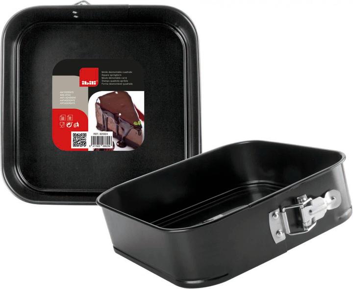 Actual product image Ibili Square cake tin Moka 24 x 24 x 7 cm Ideal for making square cakes (576 cm)