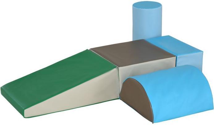Actual product image Swisshandel24 Building block set of 5 foam building blocks Building toy foam blocks for 1-3 years old