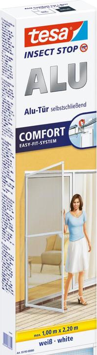 Image du produit tesa Moustiquaire Alu COMFORT pour portes, Moustiquaires (100 x 220 cm)