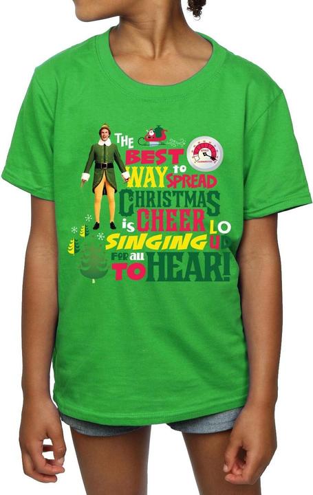 Immagine prodotto Elf Christmas Cheer Maglietta Ragazze (128)