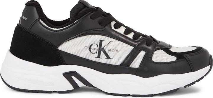 Produktbild Calvin Klein Retro Tennis Lace up Heren Sneakers - Zwart/Wit - Maat 42 (42)