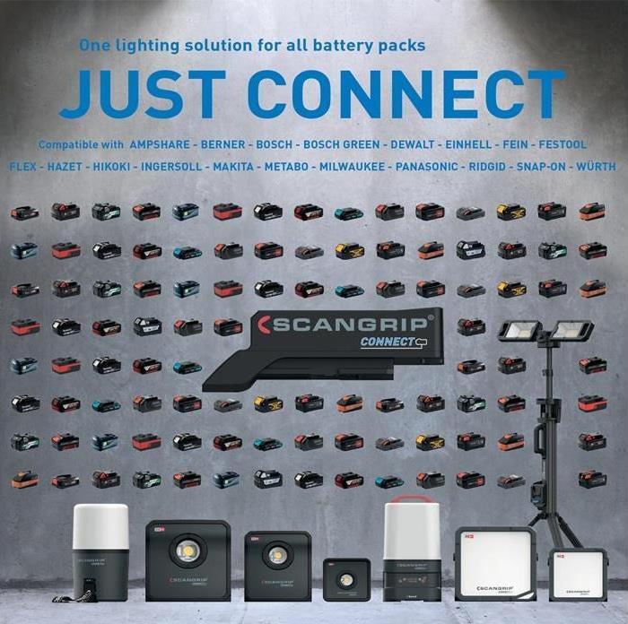Image du produit Scangrip Connector pour batteries Bosch 18V