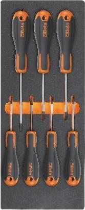 Actual product image BETA 024500217 Soft Insert Tray mit Torx-Steckschraubendreher-Sortiment - 7 Stück