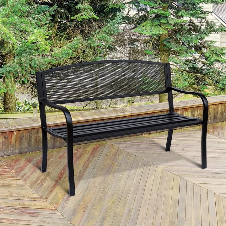 Immagine prodotto Outsunny Panchina da giardino in metallo