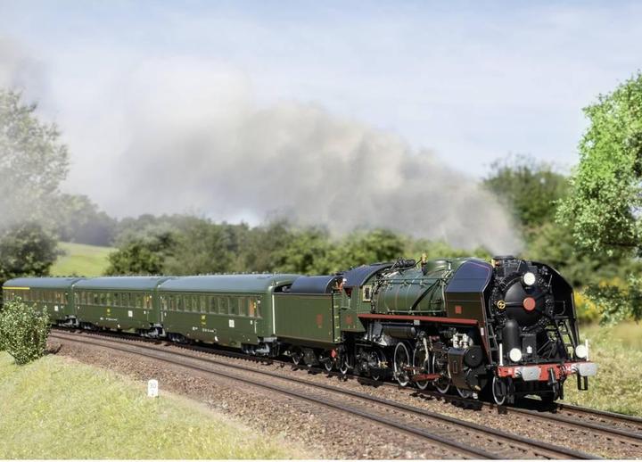 Actual product image Trix H0 25141 H0 SNCF series 141-R steam locomotive (Track VI)