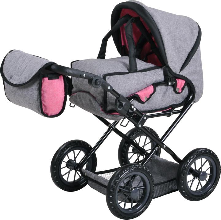 Produktbild Knorrtoys Puppenwagen Ruby - jeans grey
