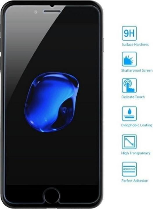 Produktbild Screenguard Apple iPhone 8 Panzerglas Schutzfolie Case Friendly Design (1 Stück, Apple iPhone 8)