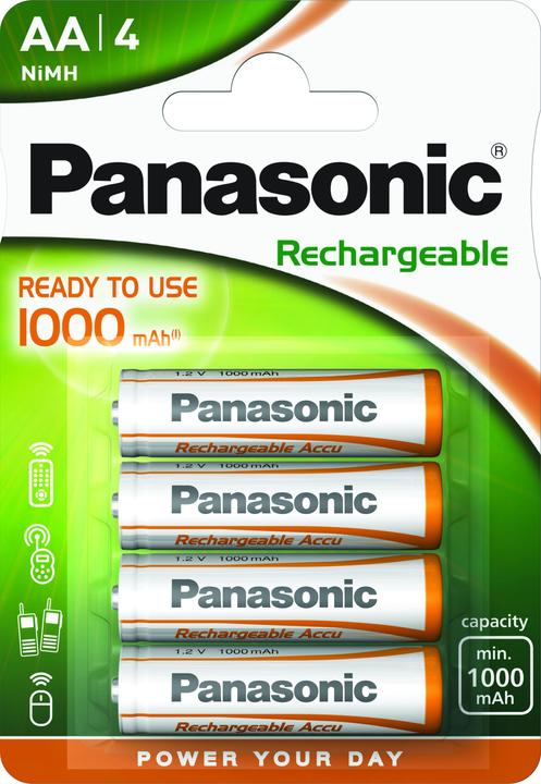 Productafbeelding Panasonic Oplaadbare DECT (1 Pcs., AA, 1100 mAh)