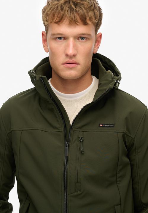 Actual product image Superdry HOODED SOFT SHELL TREKKER JKT Heren Jas (M)