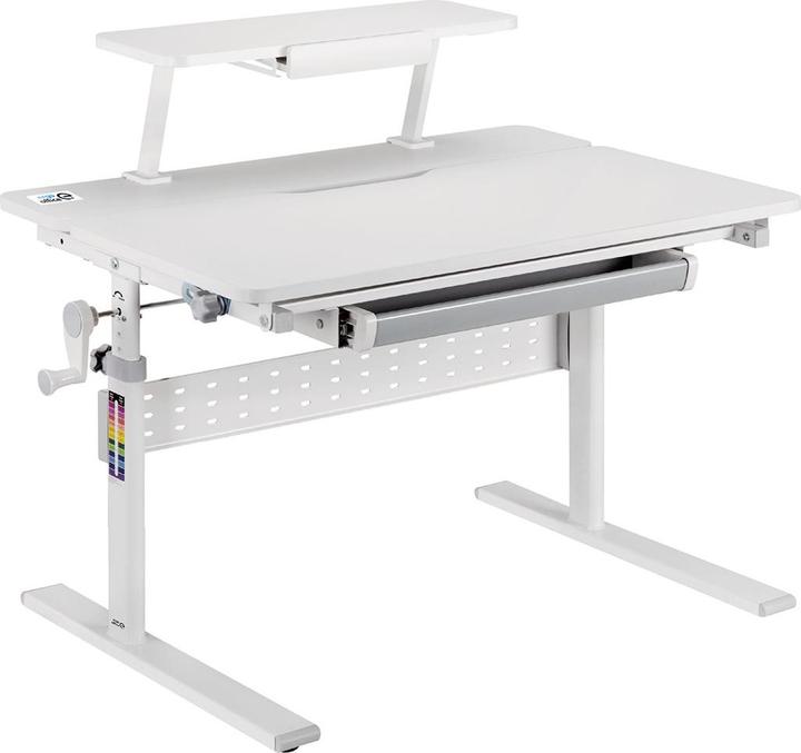 Image du produit Ergo Office Kinderschreibtisch höhenverstellbar grau max 40kg 900x600mm ER-483 (900 x 600 mm)