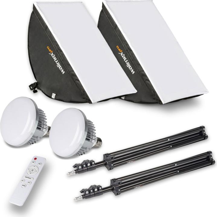 Produktbild Walimex pro 60W Softbox Bi Color Kit 2 (Softbox)