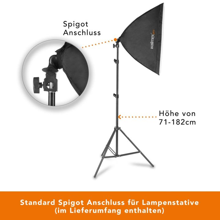Produktbild Walimex pro 60W Softbox Bi Color Kit 2 (Softbox)