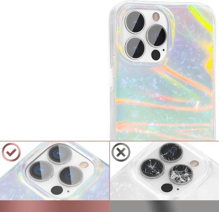 Image du produit Kingxbar Shell Series luxury elegant phone case for iPhone 13 Pro pearl color (Apple iPhone 13 Pro)