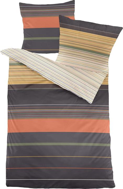 Actual product image Dormisette Flannel bed linen Mariefred black (Bedding set, 135x200 cm + 80x80 cm)