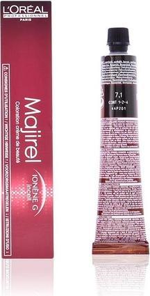 Actual product image L'Oréal Paris L’Oreal Majirel Permanent Hair Color 7.1 Ash Blonde 50ml (Chiaro)