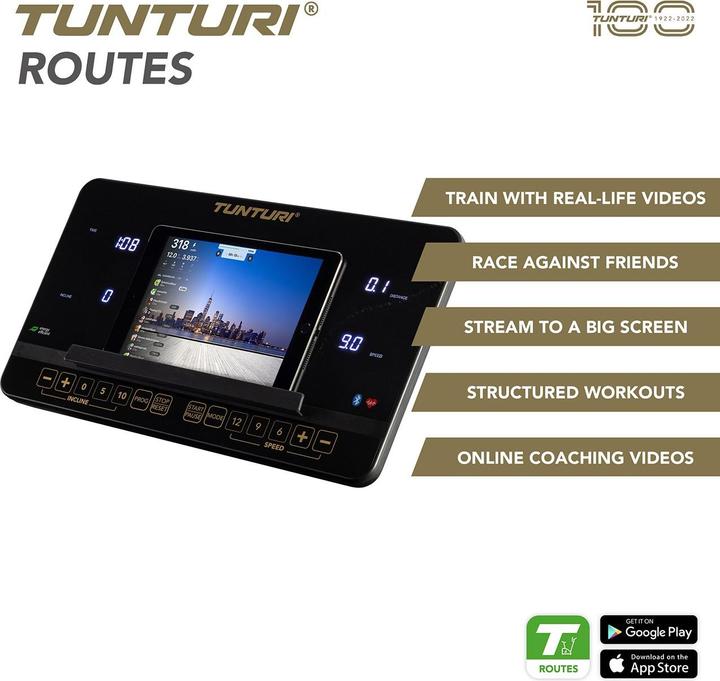 Actual product image Tunturi Centuri Laufband Performance T100