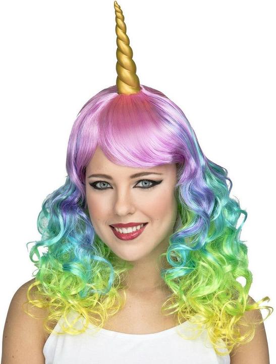 Produktbild My Other Me Perücke Bunt Einhorn