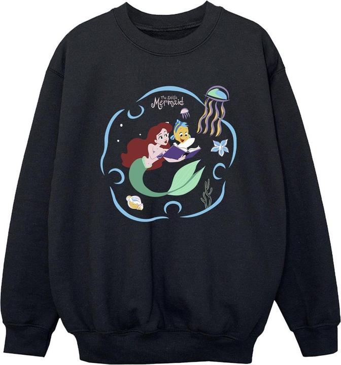 Disney The Little Mermaid Reading A Book Sweatshirt Jungen