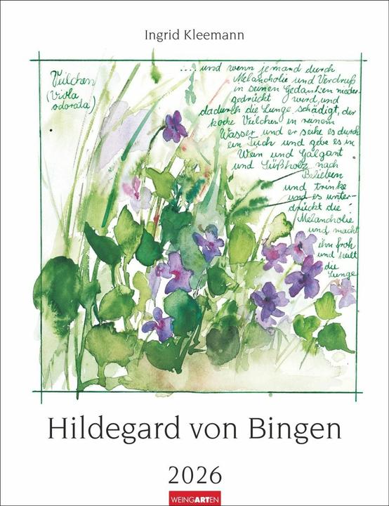 Actual product image Hildegard von Bingen Kalender 2026 (30 x 39 cm, German)