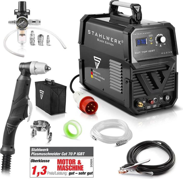Actual product image Stahlwerk Plasma cutter CUT 70 P IGBT with 70 amps and pilot ignition