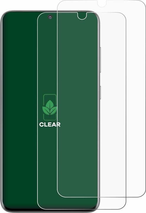 Produktbild ScreenLeaf Schutzfolie nachhaltiger Displayschutz Displayschutzfolie Folie Klar Transparent (2 Stück, Samsung Galaxy S20)