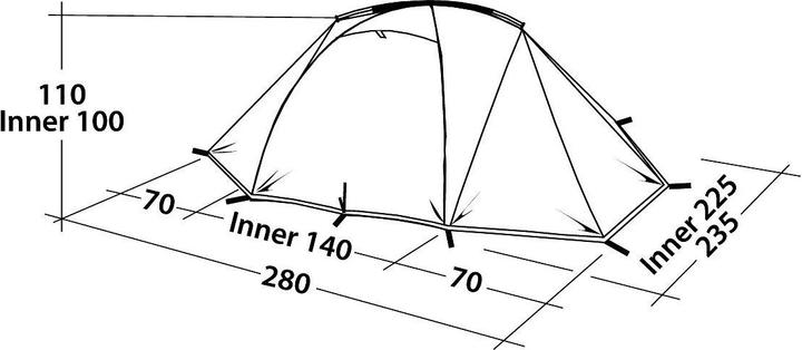 Produktbild Robens Lodge (Kuppelzelt, 3.10 kg, 2 Personen)