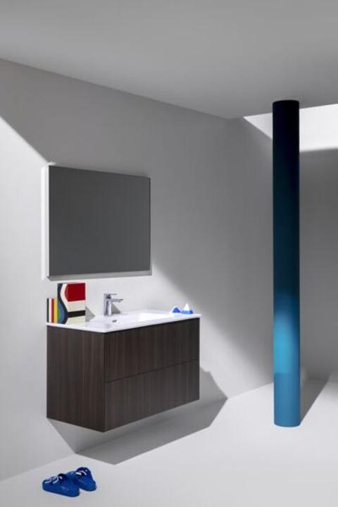 Image du produit Laufen Pro S Set Base 800, lavabo, 1 trou de robinetterie, trop-plein, meuble sous-lavabo inclus, 2