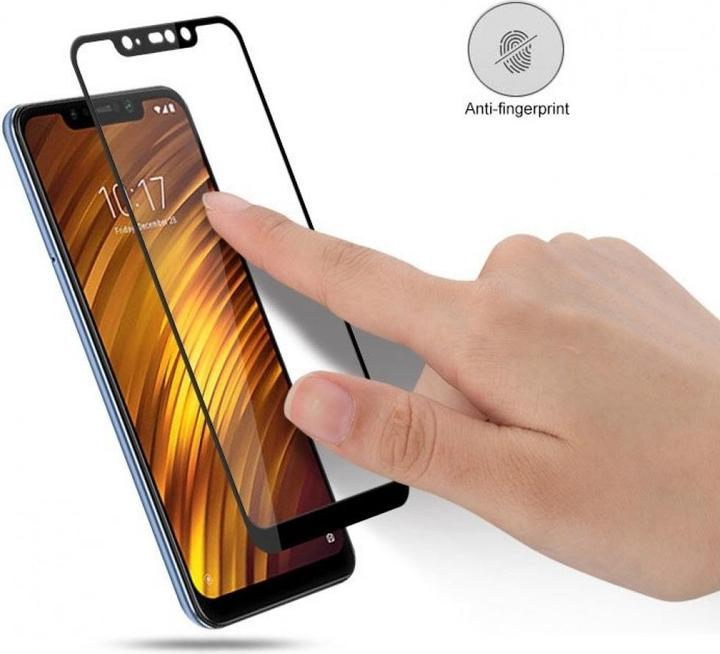 Actual product image Screenguard Xiaomi POCOPHONE F1 Full Screen Protective Glass Film 2.5D 9H (1 Piece, Xiaomi Pocophone F1)