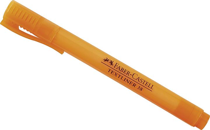Actual product image Faber-Castell Highlighter 38 Pen shape (Orange, 5 mm, 1 x)