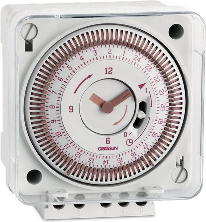 Produktbild Grässlin Surface mount 1-ch analogue timer 230V