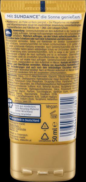 Image du produit dm Sundance Fluide solaire visage anti-âge SPF 30, 50ml (Crème solaire visage, SPF 30, 50 ml)