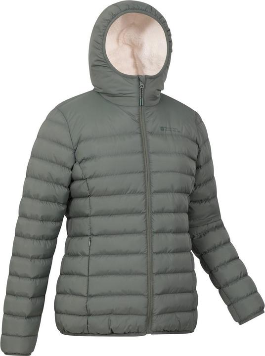 Image du produit Mountain Warehouse Veste matelassée en fausse fourrure pour femmes/adolescentes (34 D)